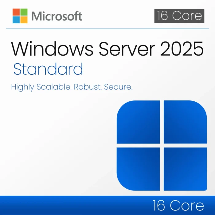 Microsoft Windows Server 2025 Standard 16 Core SOFTCOMP