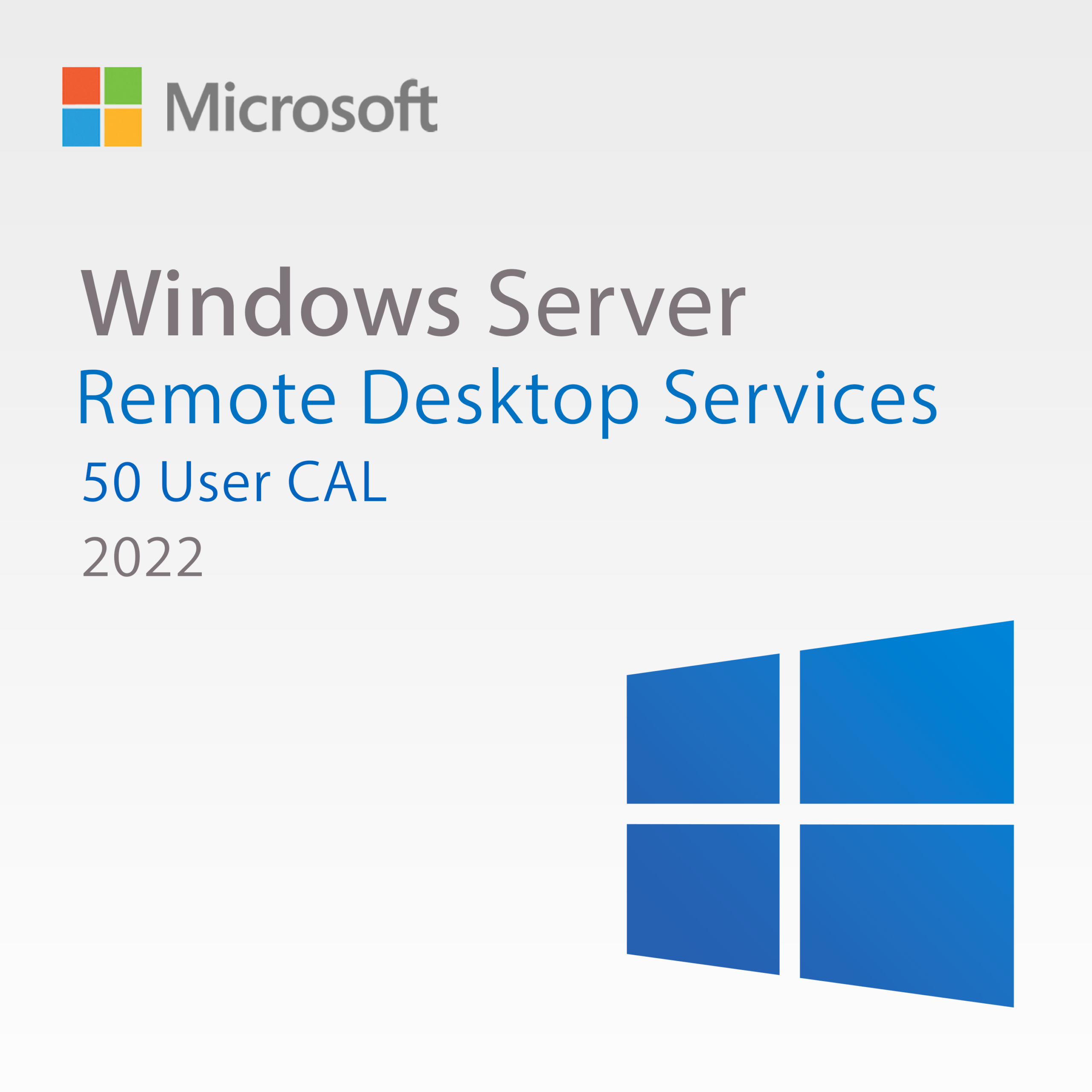 Microsoft Windows Server 2022 Remote Desktop Services RDS User Connections (50) CAL