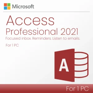 Microsoft Access 2021 Professional For 1 PC