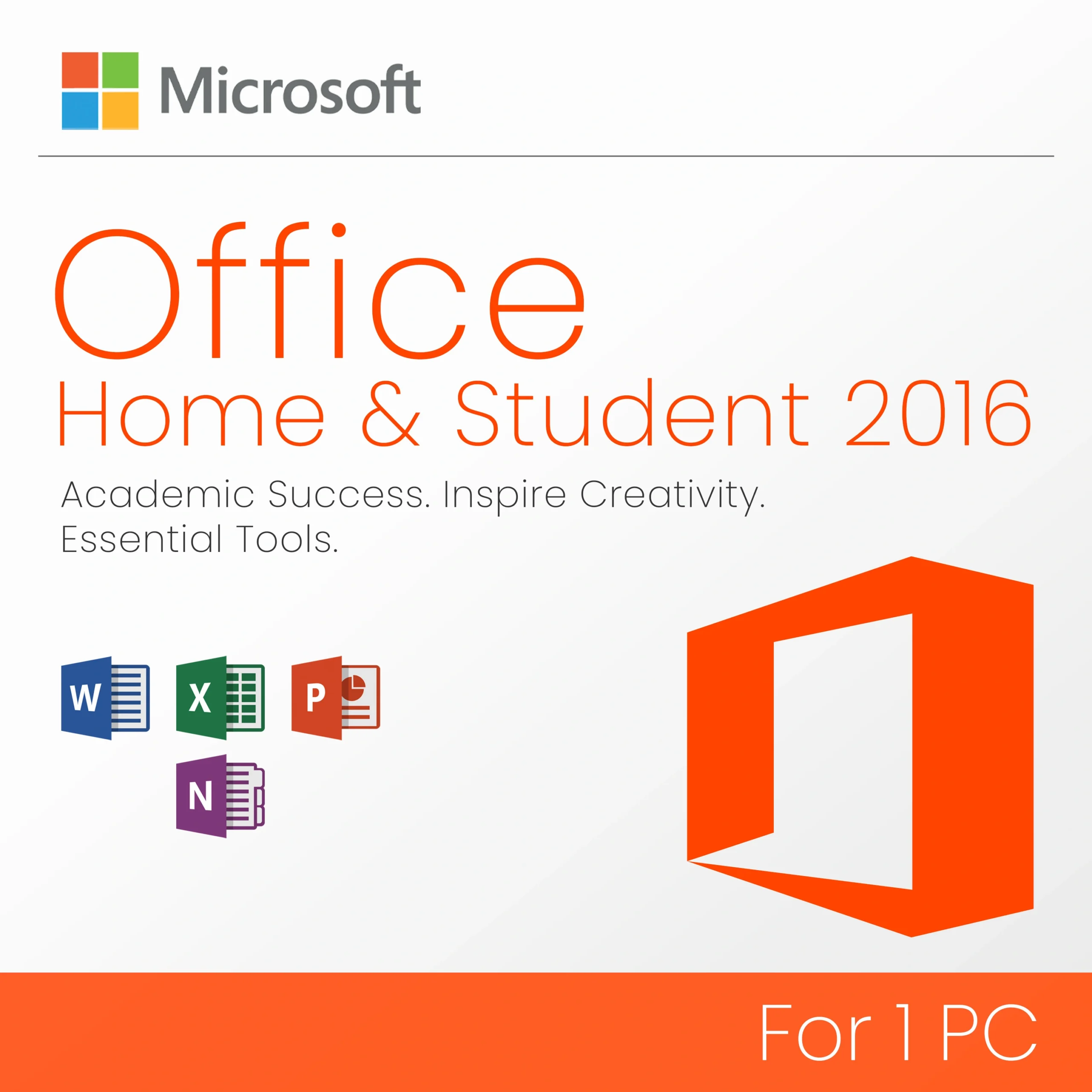 Microsoft Office 2016 Home & Student for 1 PC