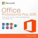 Microsoft Office 2016 Professional Plus for 1 PC
