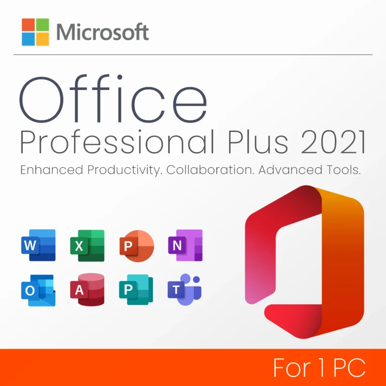 Microsoft Office 2021 Professional Plus - Lifetime License