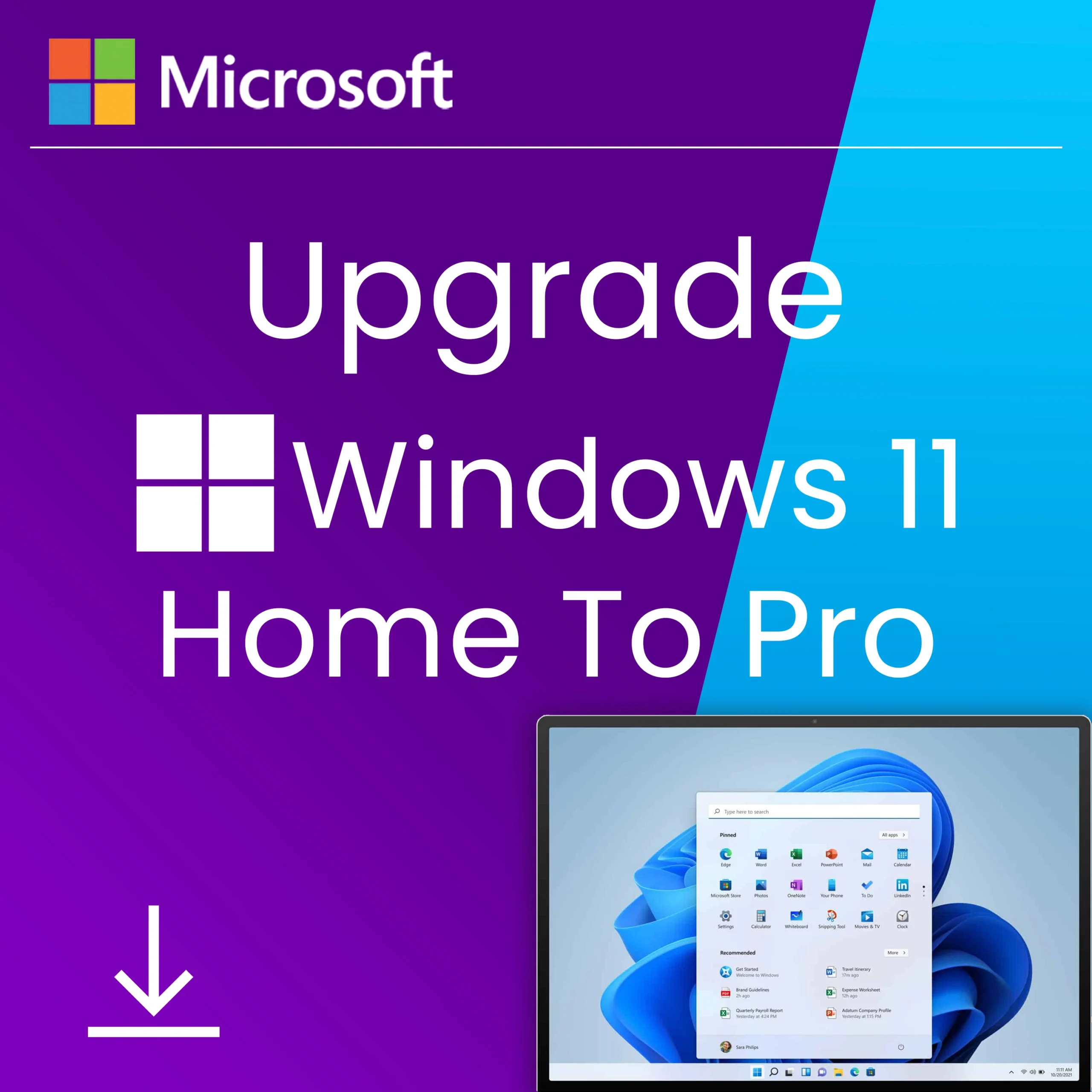 Upgrade Microsoft Windows 11 Home To Professional