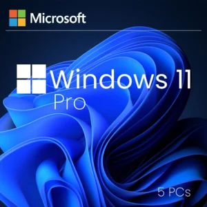 Microsoft Windows 11 Professional License For 5 PCs