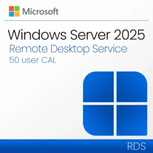 Microsoft Windows Server 2025 Remote Desktop Services User Connections (50) CAL