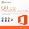 Microsoft Office 2016 Professional Plus - Windows - Lifetime Activation Key
