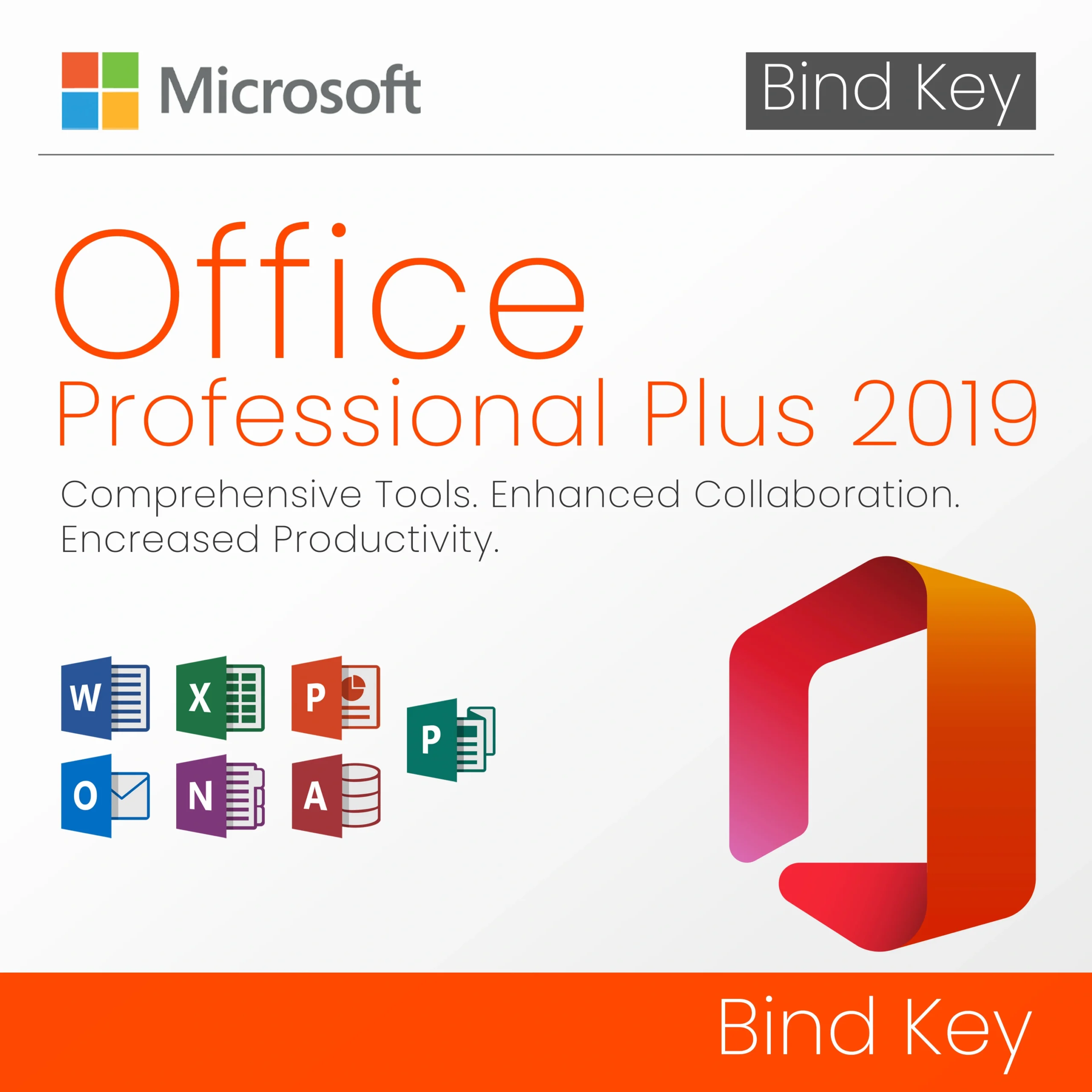 Microsoft Office 2019 Professional Plus Bind Key