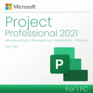 Microsoft Project 2021 Professional - Lifetime License