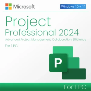 Microsoft Project 2024 Professional - Lifetime License key