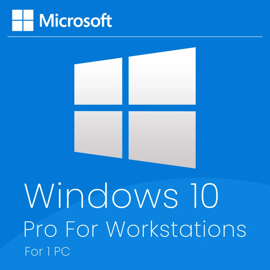 Microsoft Windows 10 Pro For Workstations - Lifetime License