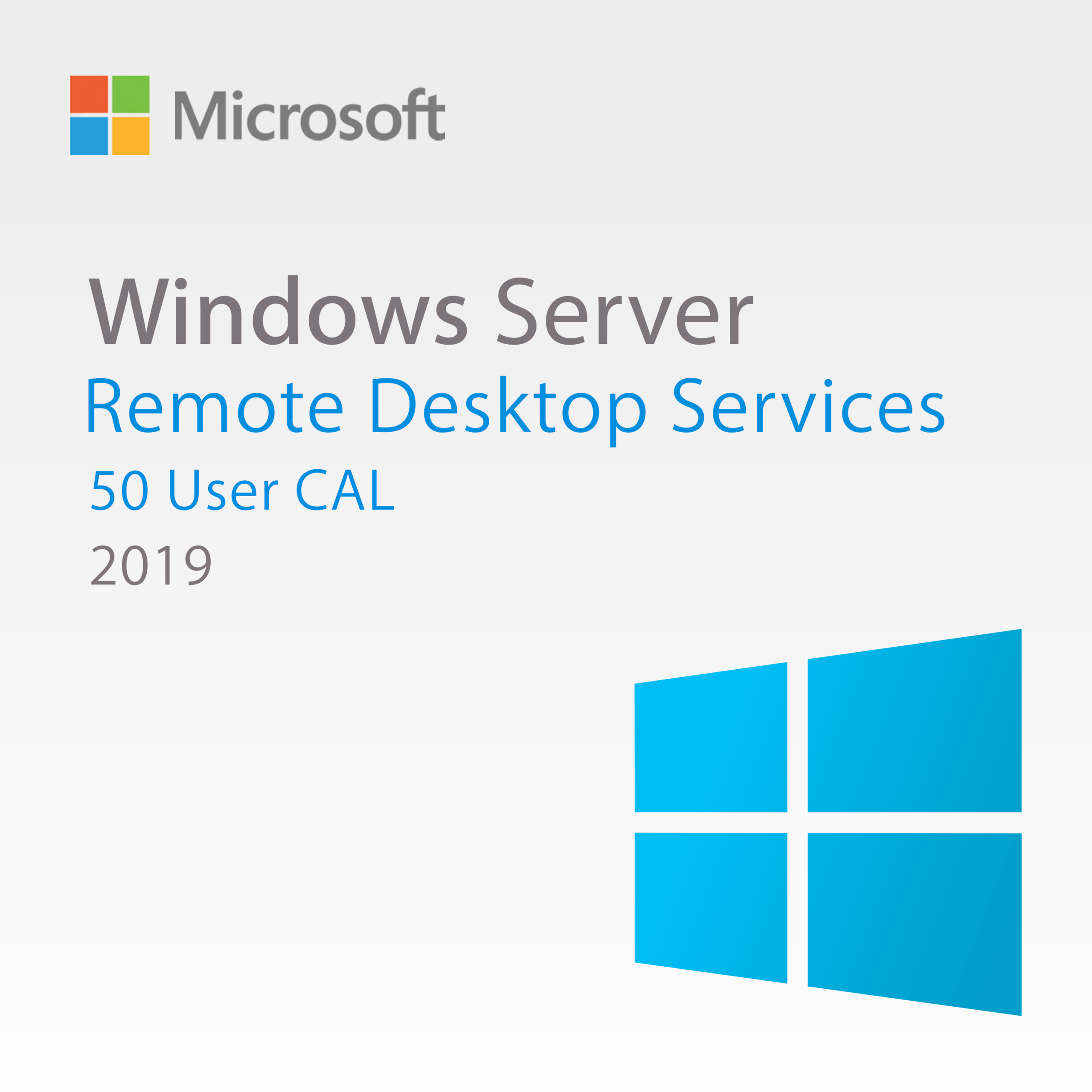 Microsoft Windows Server 2019 RDS User Connections (50) CAL