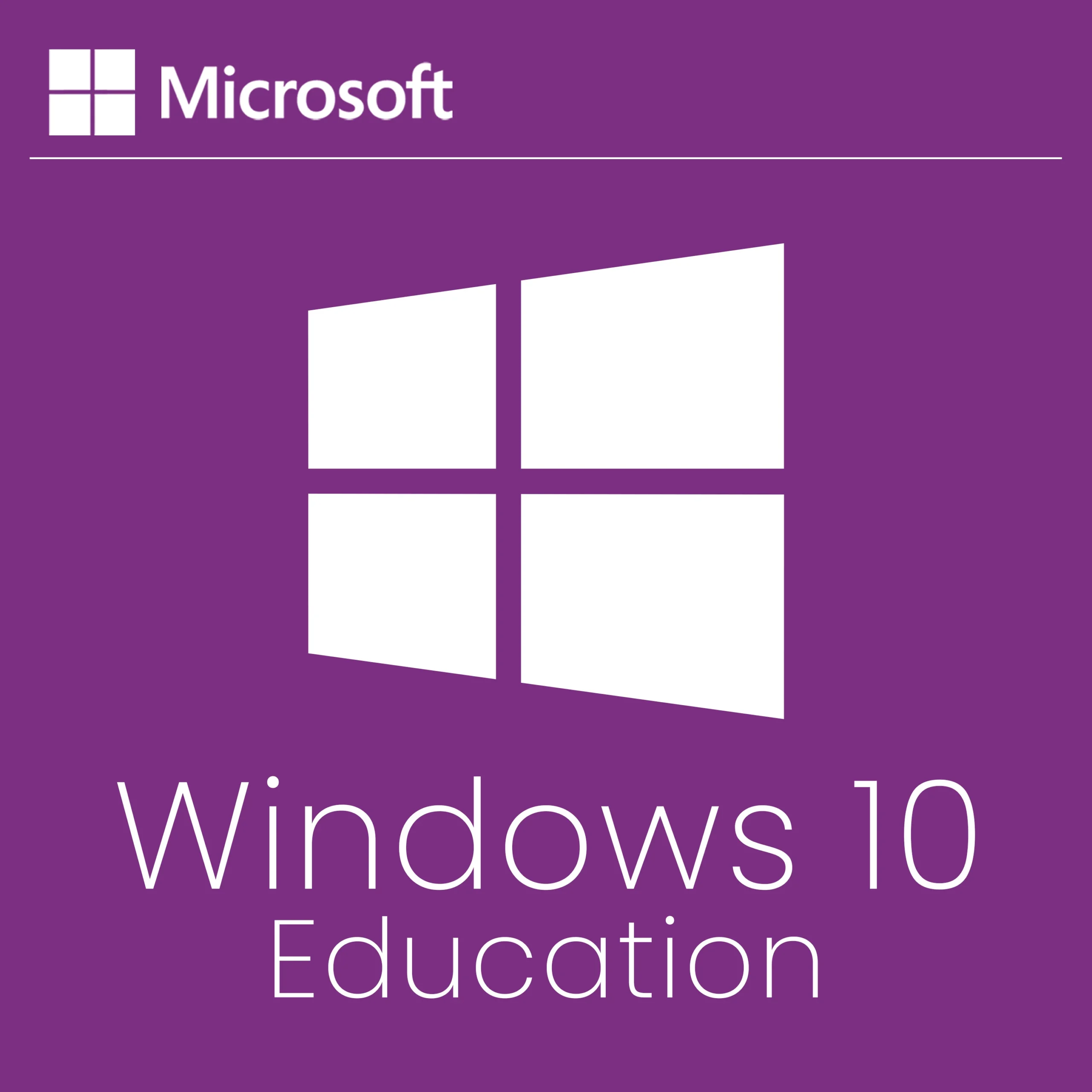 Microsoft Windows 10 Education - Lifetime License Key