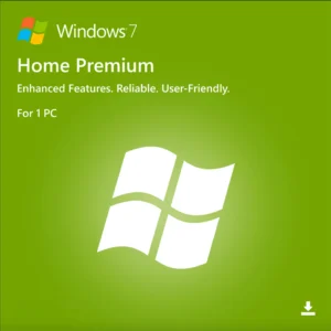 Microsoft Windows 7 Home Premium - Lifetime License Key